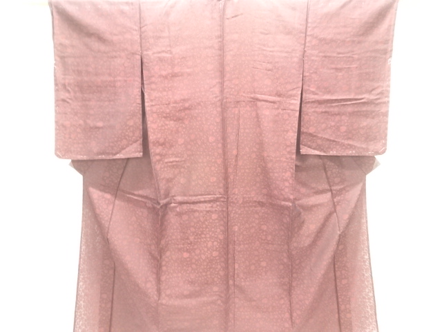 大正ロマン　紗花更紗模様織り出し着物